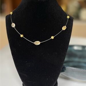 Silpada Gold and Silver Minimalist Necklace